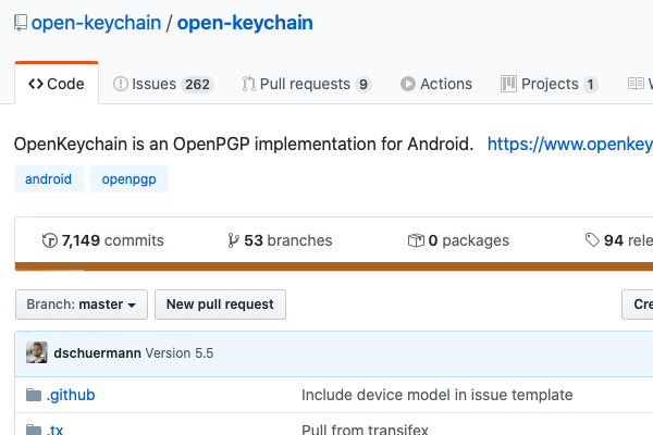 OpenKeychain - OpenPGP implementation for Android